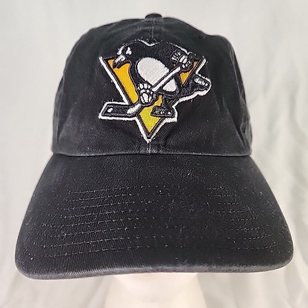 Cap Pittsburgh Penguins NHL Fanatics Youth Adjustable Strapback Black Vintage